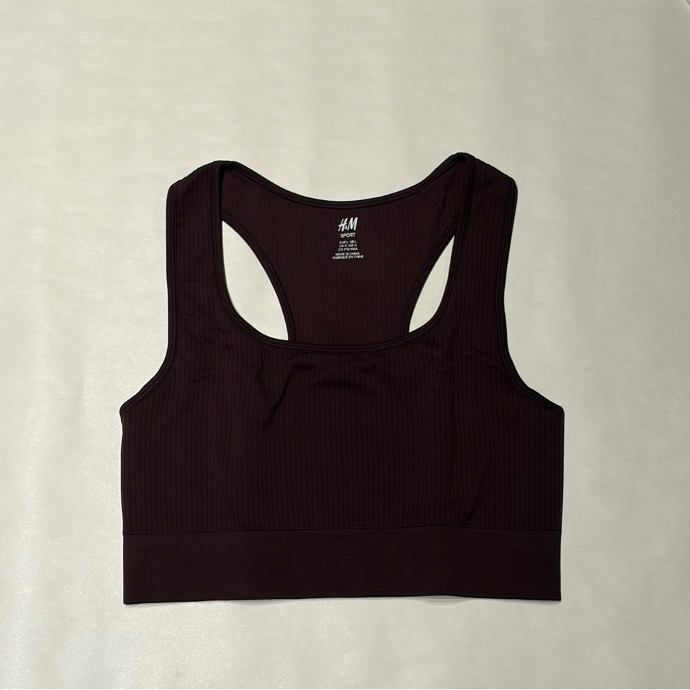 H&M | Seamless Sports Bra - Plum